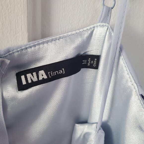 Powder Blue Off Shoulder Maxi - Picture 6 of 6